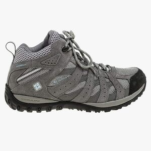 Columbia Canyon Point Mid Waterproof Grey & Sky Blue Hiking Shoes W 9.5